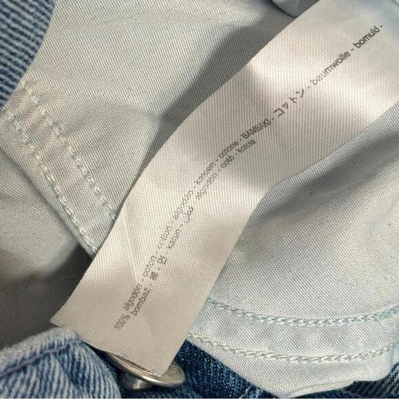 Two-Tone 90s Mom Jeans Blue Size 4 Vintage Style - Picture 8 of 8